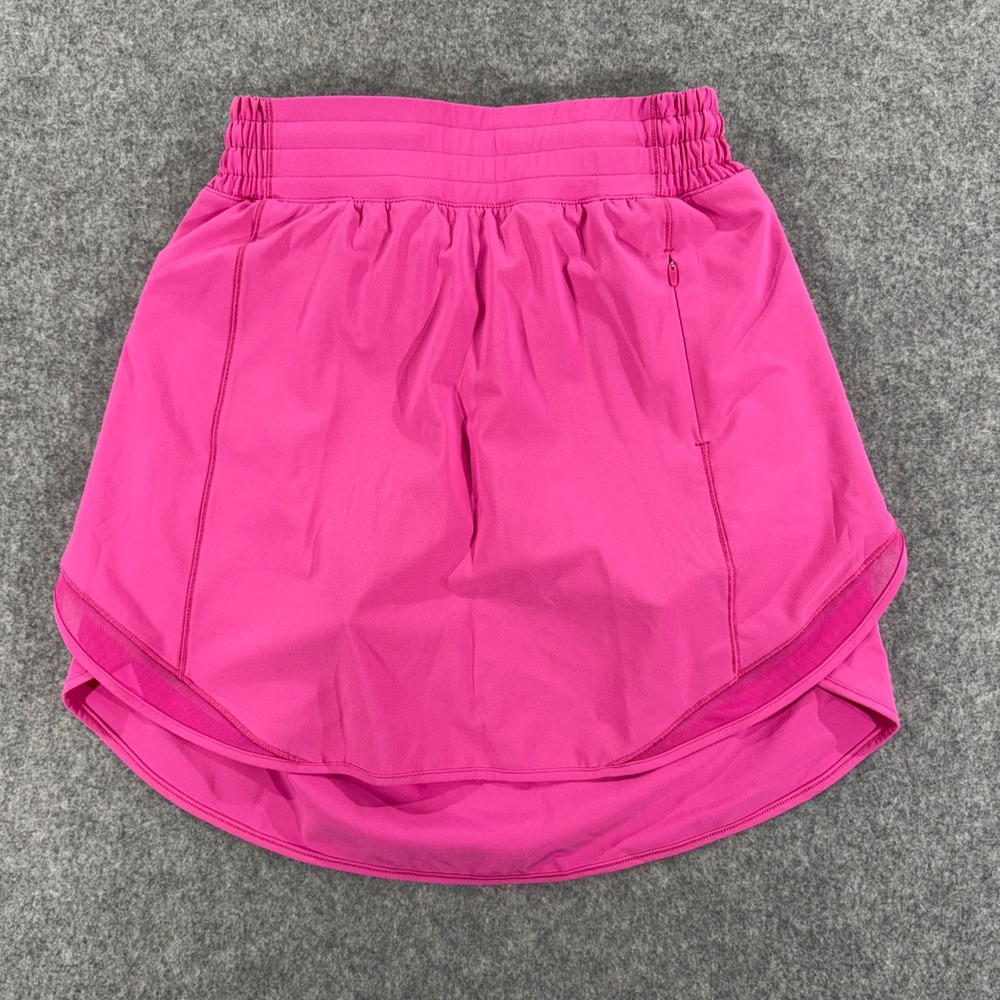 Lululemon Pace Rival Skirt Pink Athletic Tennis Running Skort Women Size 4